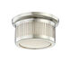 Bangor LED 6 inch Polished Nickel Flush Mount Ceiling Light