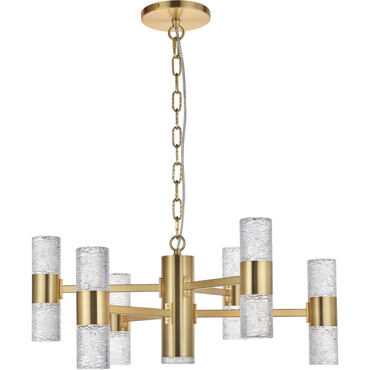 Vega LED 26 inch Gold Pendant Ceiling Light