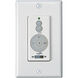 Aire White Wall Mount Fan Control