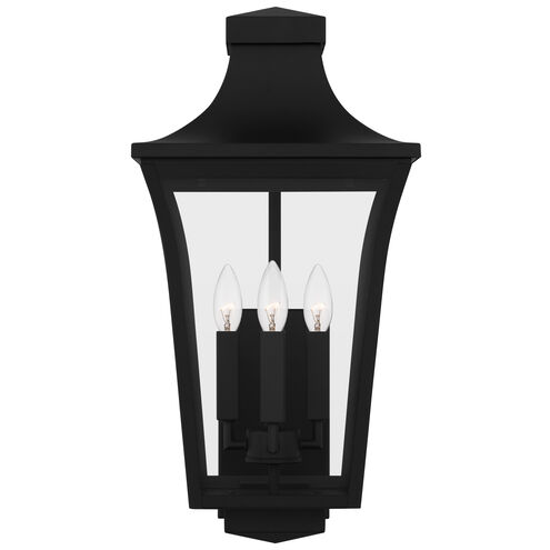 Quentin 4 Light 20 inch Earth Black Outdoor Wall Lantern, Large
