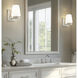 Nextra 1 Light 5 inch Brushed Nickel Wall Sconce Wall Light