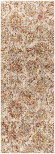 Mirabel 120 X 31 inch Teal Rug in 2.5 X 10, Runner