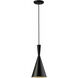 Madison 1 Light 7 inch Black Pendant Light Ceiling Light