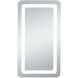 Genesis 36 X 24 inch Glossy White LED Mirror