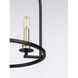 Seneca 4 Light 15 inch Matte Black Pendant Ceiling Light