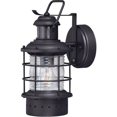 Hyannis Textured Black Outdoor Motion Sensor