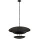 Florko 6 Light 31 inch Blackened Iron Chandelier Ceiling Light