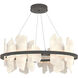 Volterra LED 38 inch Natural Iron Circular Pendant Ceiling Light
