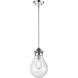 Genesis LED 7.88 inch Polished Chrome Mini Pendant Ceiling Light