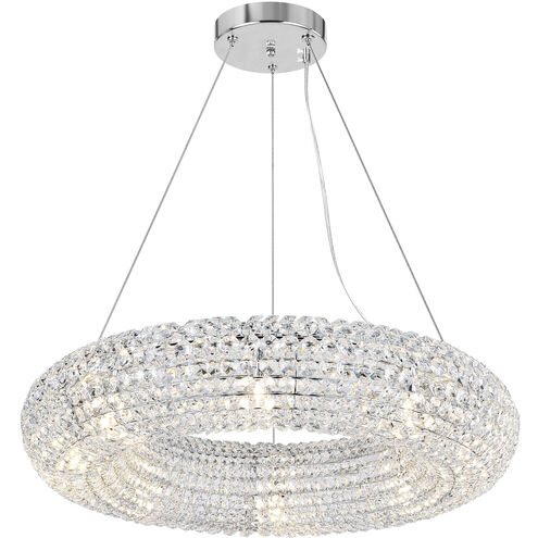 Veronique 8 Light 24 inch Chrome Down Chandelier Ceiling Light