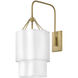 Gwen Sconce Wall Light in Lacquered Brass