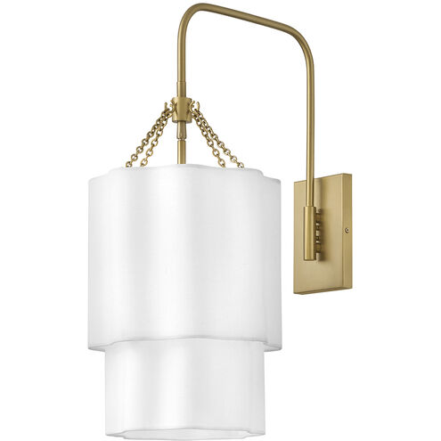 Gwen Sconce Wall Light in Lacquered Brass