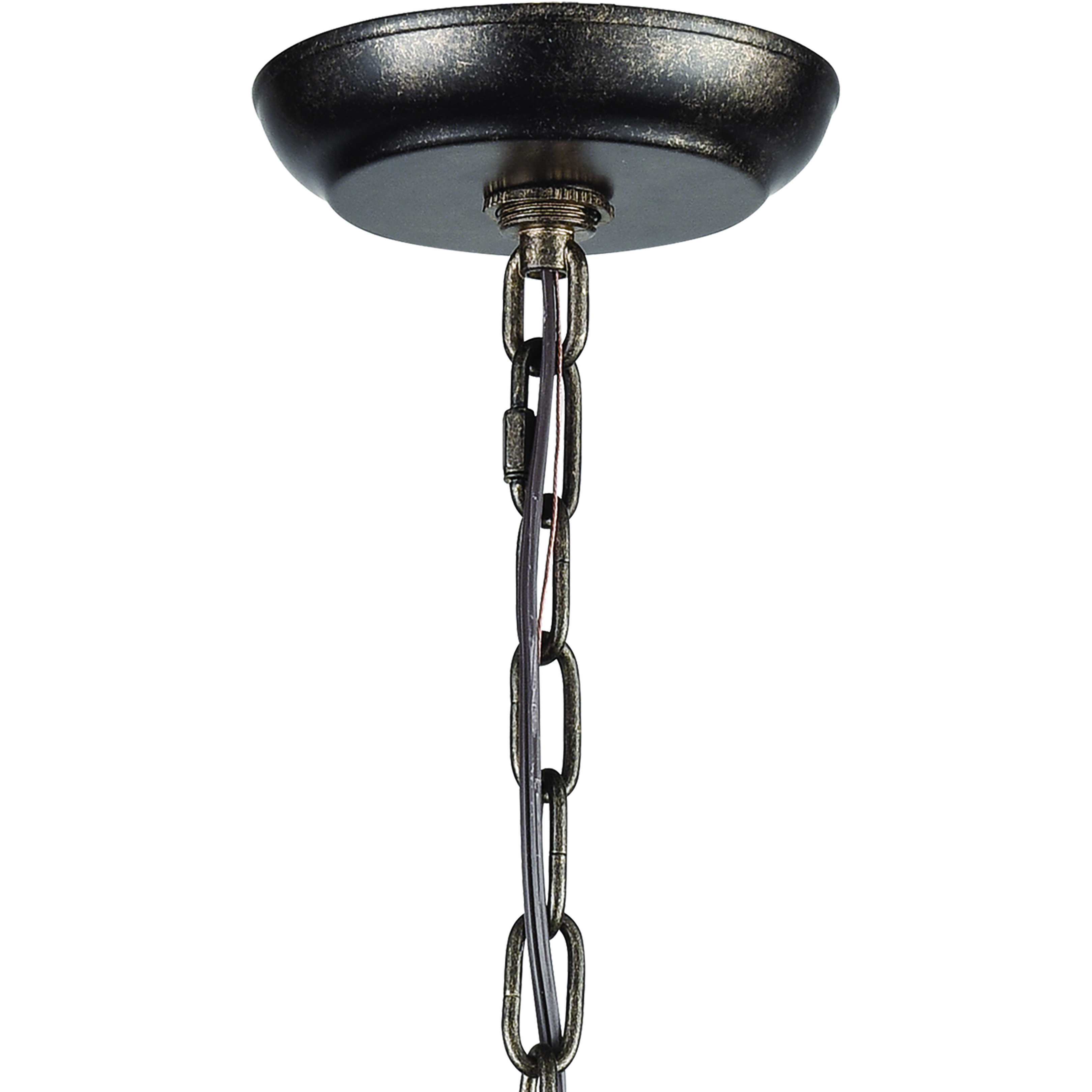 Circeo 3 Light 16 inch Silvered Bronze with Clear Chandelier Ceiling Light