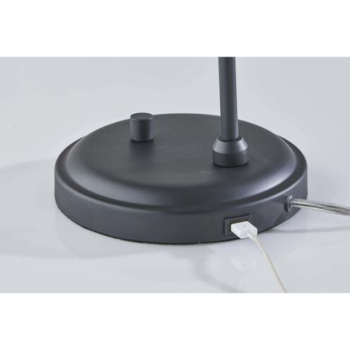 Wallace 20 inch 60.00 watt Black Desk Lamp Portable Light
