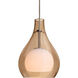Besa Lighting Elle 1 Light Bronze Pendant Ceiling Light 1JT-ELLE11CG-LED-BR - Open Box