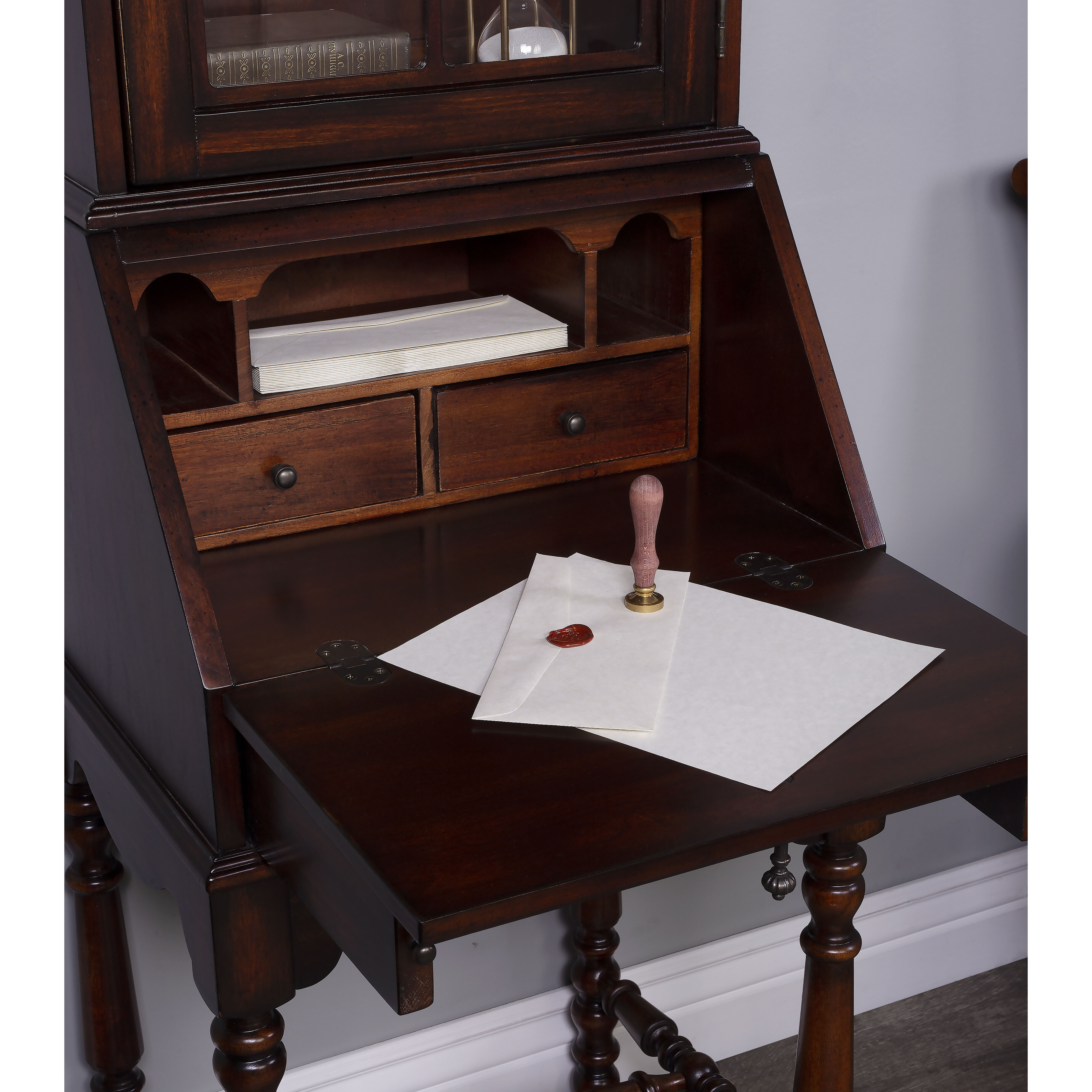 Newmark  20 X 17 inch Plantation Cherry Desk & Secretary