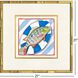 Cena Italiana Blue and Green and Red and Yellow Framed Art