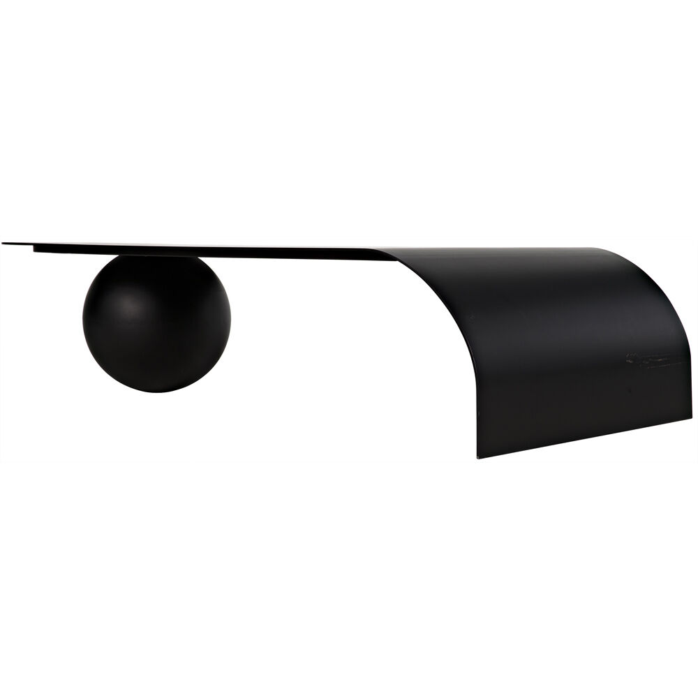 Rosario 72 X 32 inch Matte Black Coffee Table