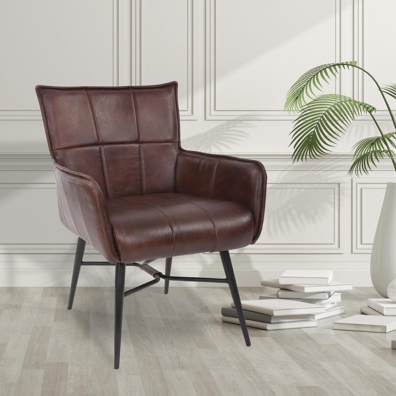 Lucca Cognac Chair