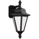 Brentwood 1 Light 18 inch Black Outdoor Wall Lantern, Medium