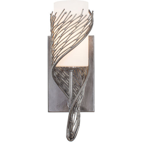 Flow Wall Sconce Wall Light in Steel, Left