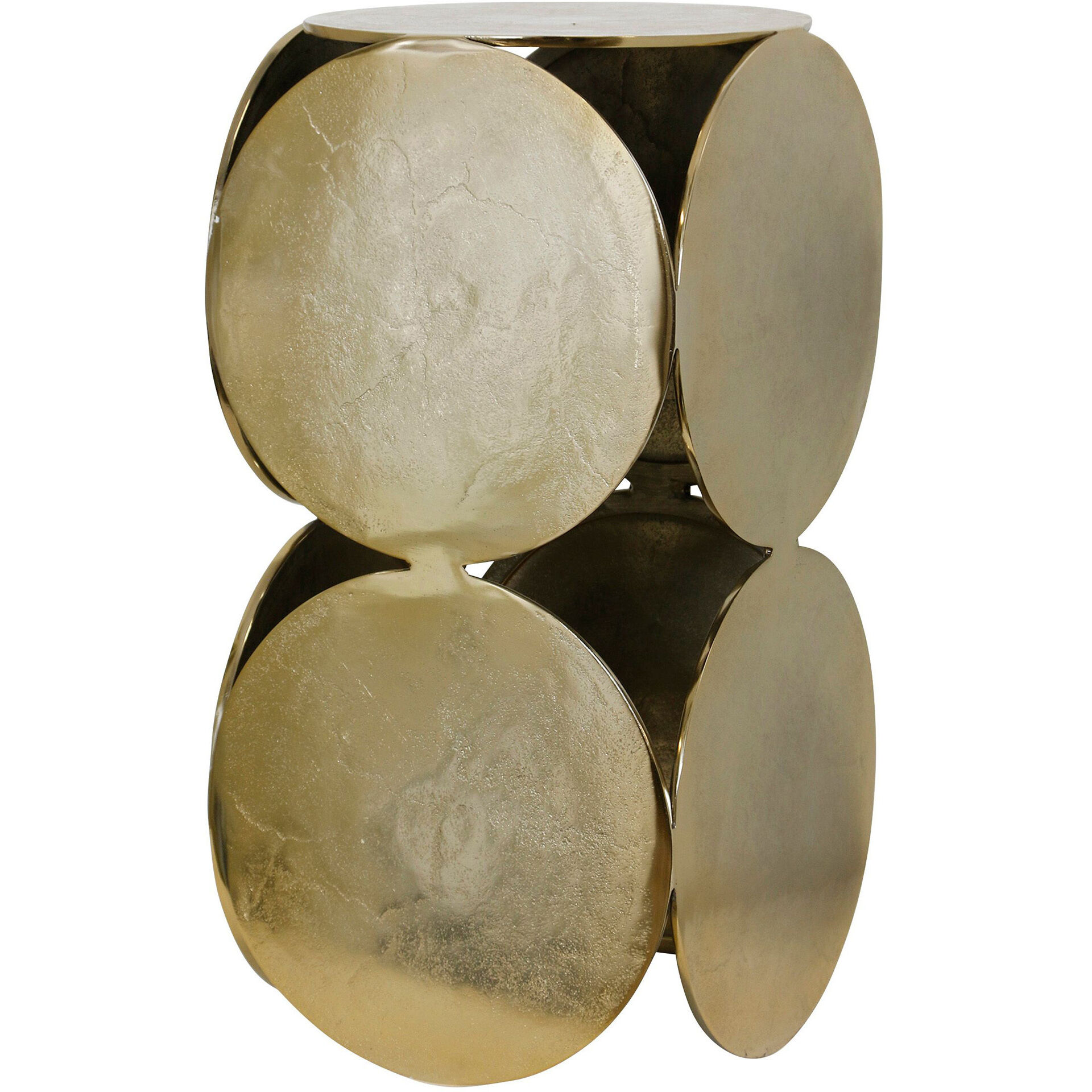 Cameron 24 X 12 inch Champagne Gold Accent Table