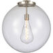 Franklin Restoration Beacon LED 18 inch Satin Gold Statement Pendant Ceiling Light in Clear