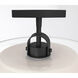 Seville 1 Light 12.75 inch Dark Matte Black Convertible Pendant/Semi-Flush Mount Ceiling Light