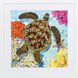 Waterside Collection Turquoise Framed Art