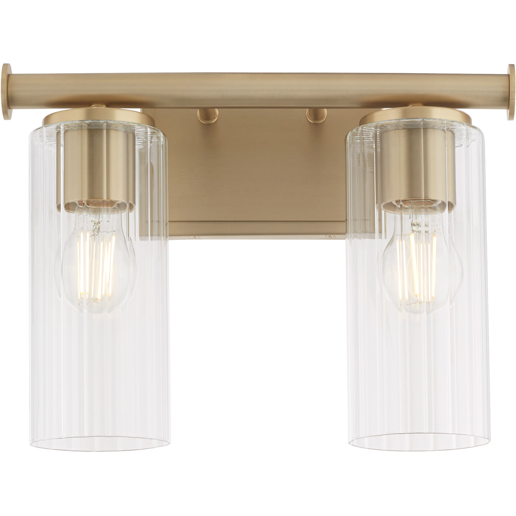 Mercier 2 Light 14.25 inch Aged Brass Vanity Light Wall Light