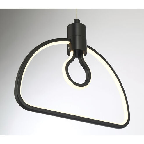 Edison's Outline LED 10.38 inch Coal Pendant Ceiling Light