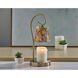 Perry 14.5 inch 50 watt Antique Brass Candlewarmer Lamp Portable Light, Simplee Adesso