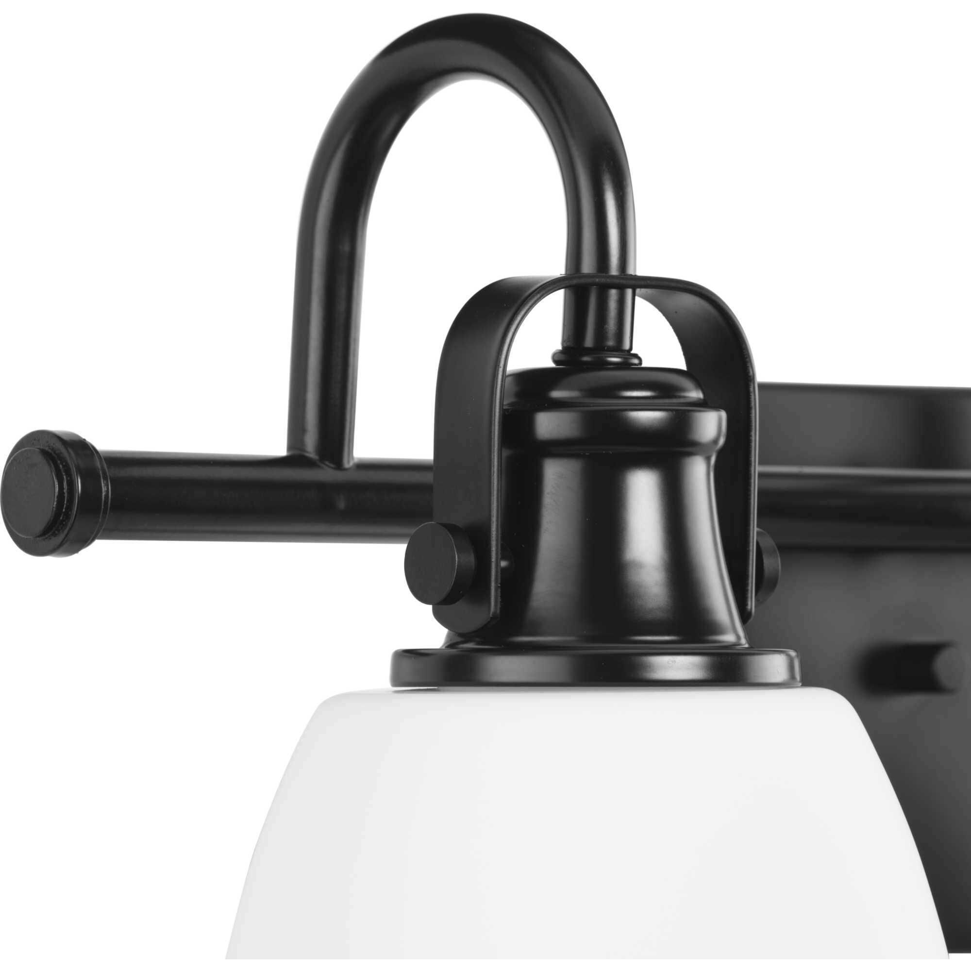 Preston 3 Light 22.12 inch Matte Black Vanity Light Wall Light