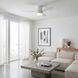 Era 52 Hugger LED 52 inch Matte White Indoor/Outdoor Ceiling Fan
