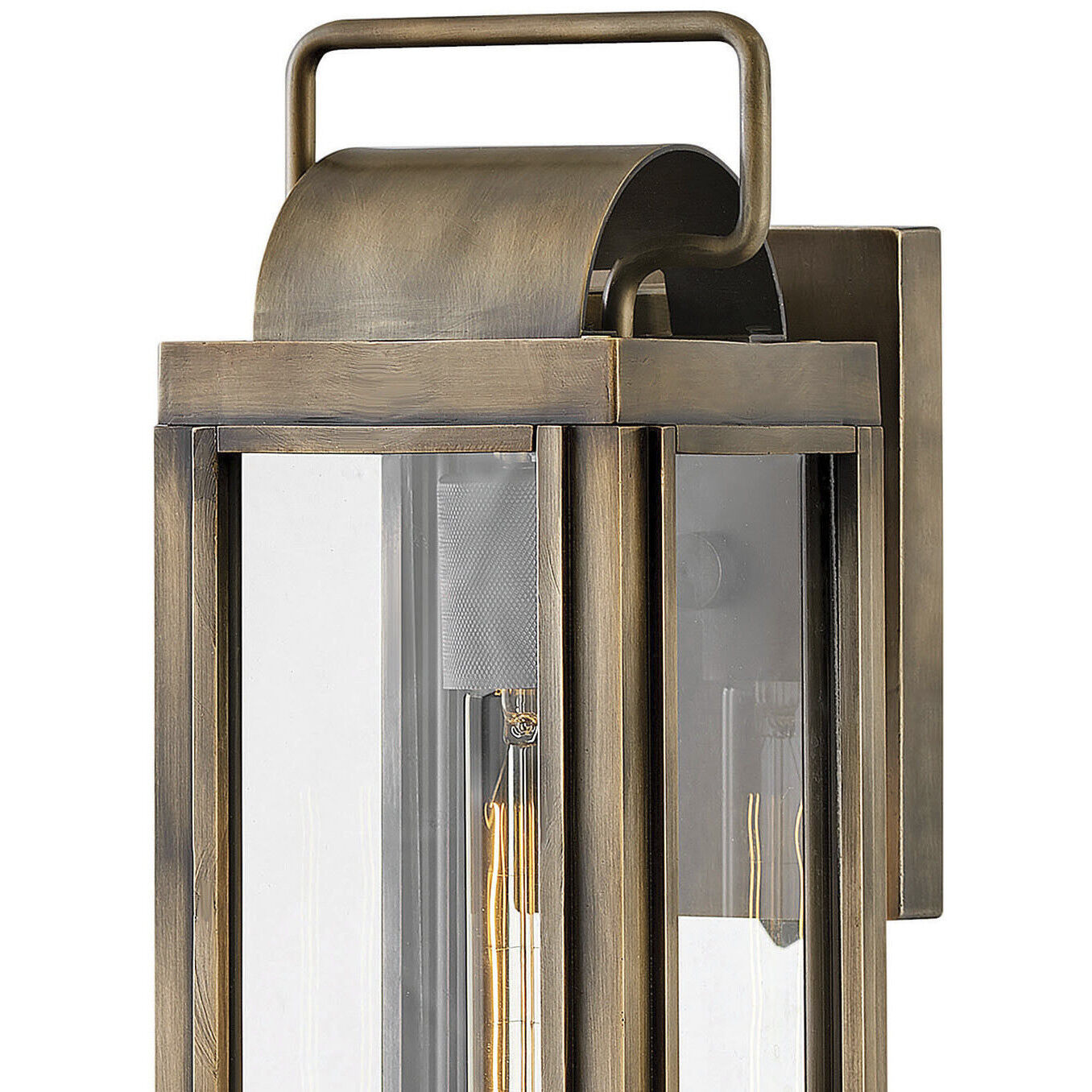 Heritage Sag Harbor Outdoor Wall Mount Lantern in Burnished Bronze, Non-LED