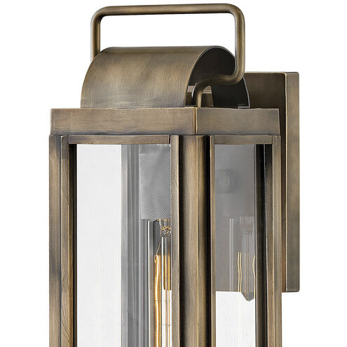Heritage Sag Harbor Outdoor Wall Mount Lantern in Burnished Bronze, Non-LED