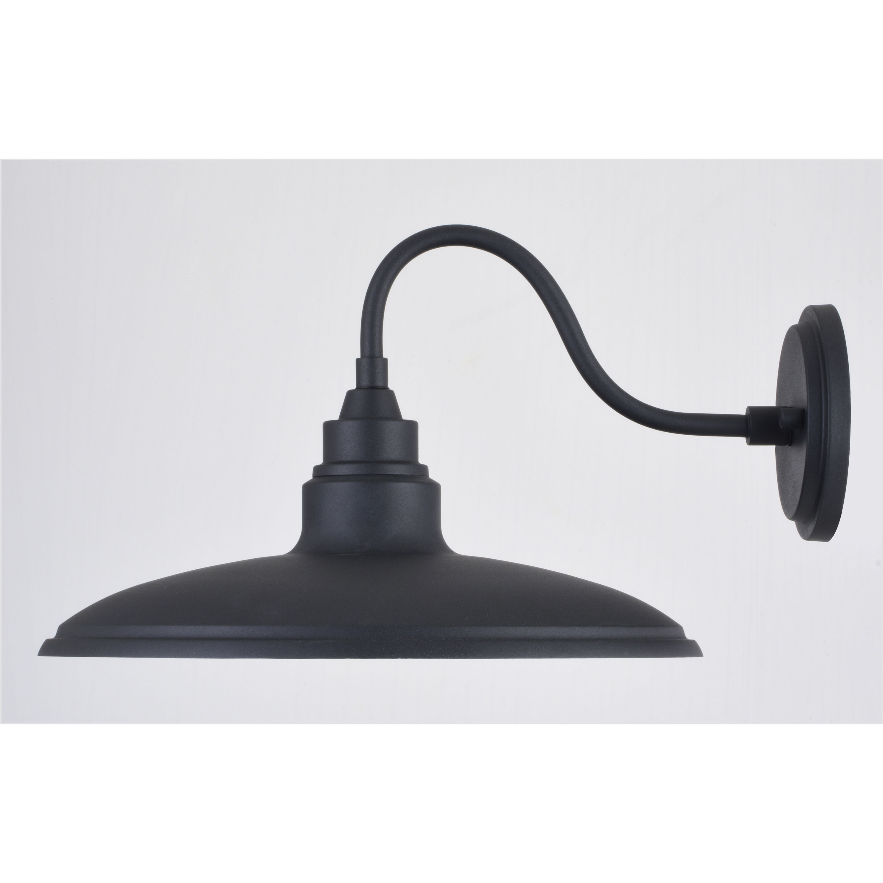 Tucson LED 8.5 inch Textured Black and Glossy White Outdoor Wall