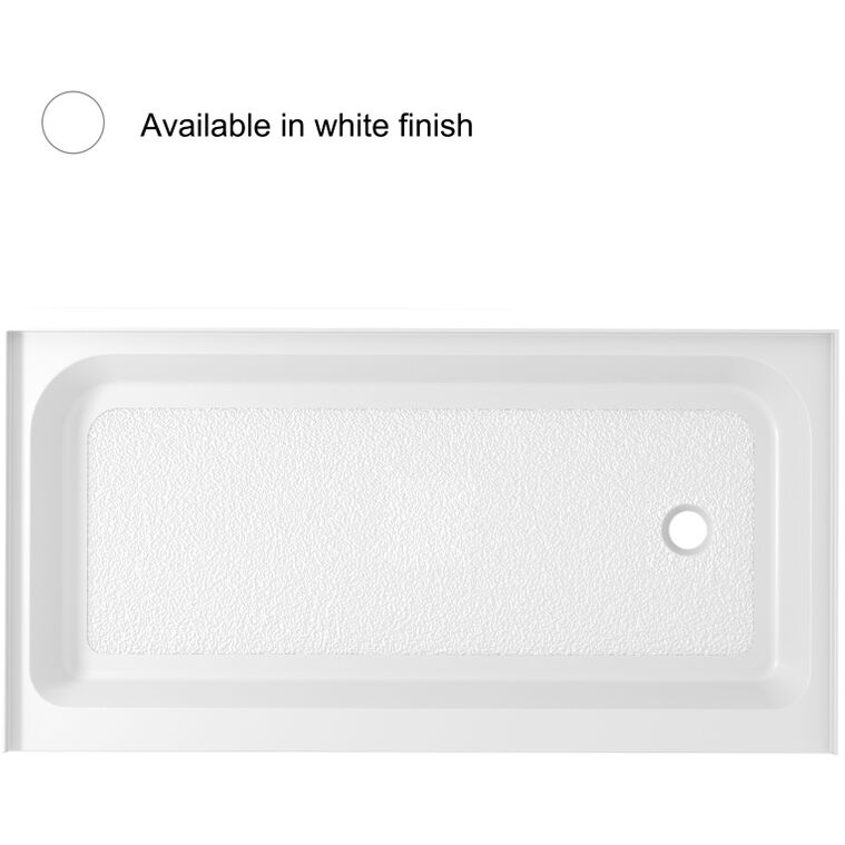 Laredo Glossy White Shower Base