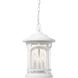 Marblehead 3 Light 11 inch Fresco Outdoor Hanging Lantern in Italian Fresco