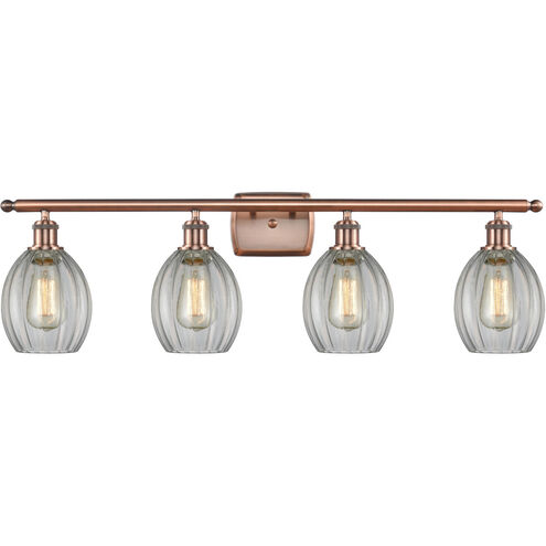 Ballston Eaton LED 36 inch Antique Copper Bath Vanity Light Wall Light, Ballston