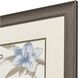 Blue Flower Beauty Blue and Brown Framed Art, Propac