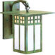 Glasgow 1 Light 12.12 inch Verdigris Patina Outdoor Wall Mount in Cream