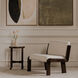Edie White Accent Chair