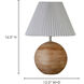 Tuve 16 inch 60.00 watt Natural Table Lamp Portable Light