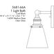 Barwell 1 Light 6 inch Coal Black Wall Sconce Wall Light