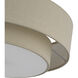 Bellingham 3 Light 15 inch Bronze Large Semi-Flush Ceiling Light, Large