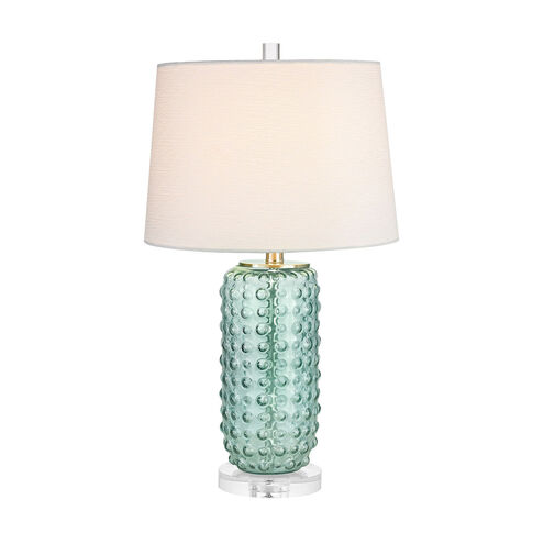 Caribbean 25 inch 100 watt Green Table Lamp Portable Light