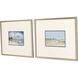 Waterside Collection Blue Framed Art