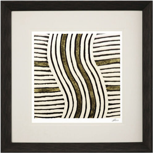 Gold Zulu Brown and Beige and Metallic and Neutral Framed Art