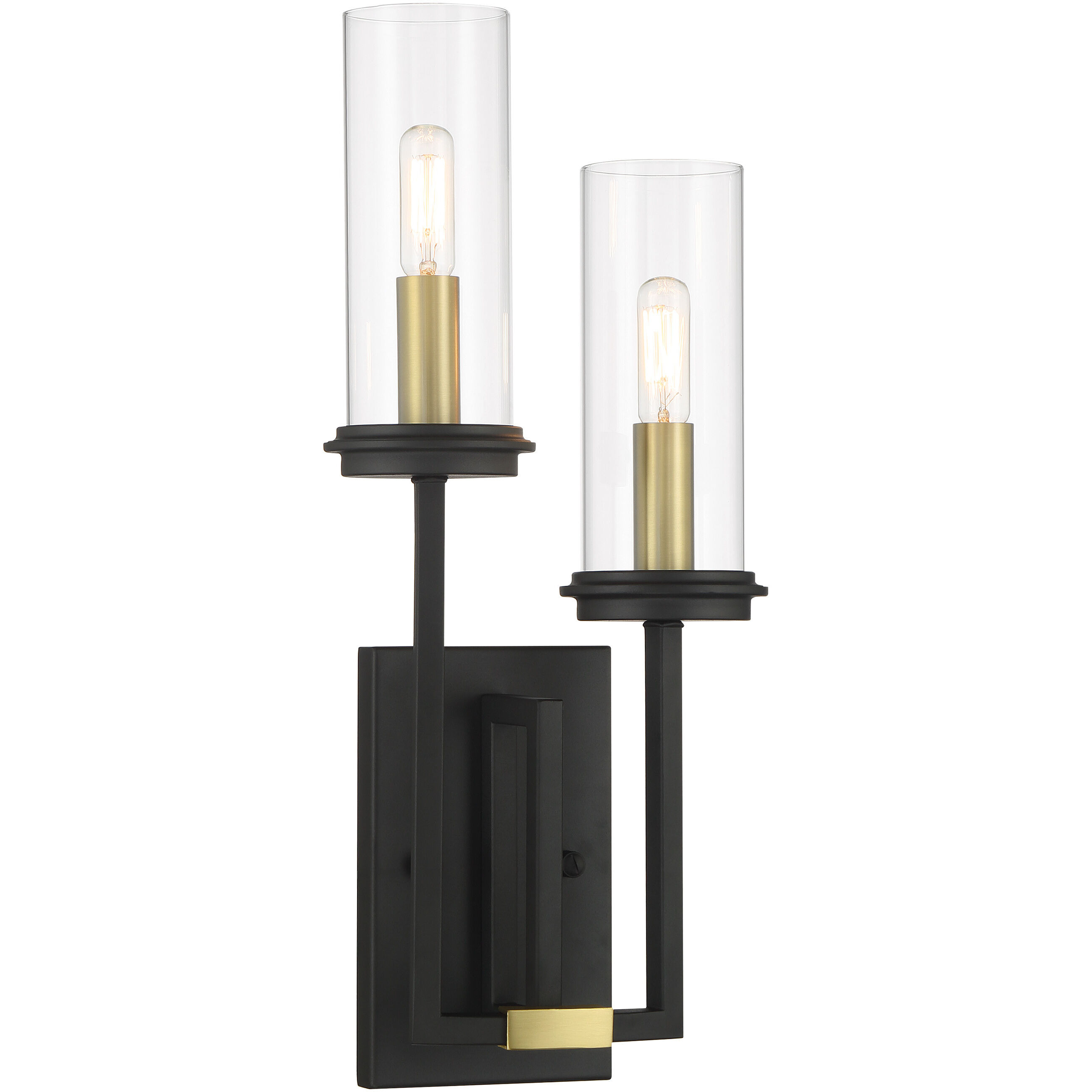 Hillstone 2 Light 8.25 inch Soft Brass And Sand Coal Wall Sconce Wall Light